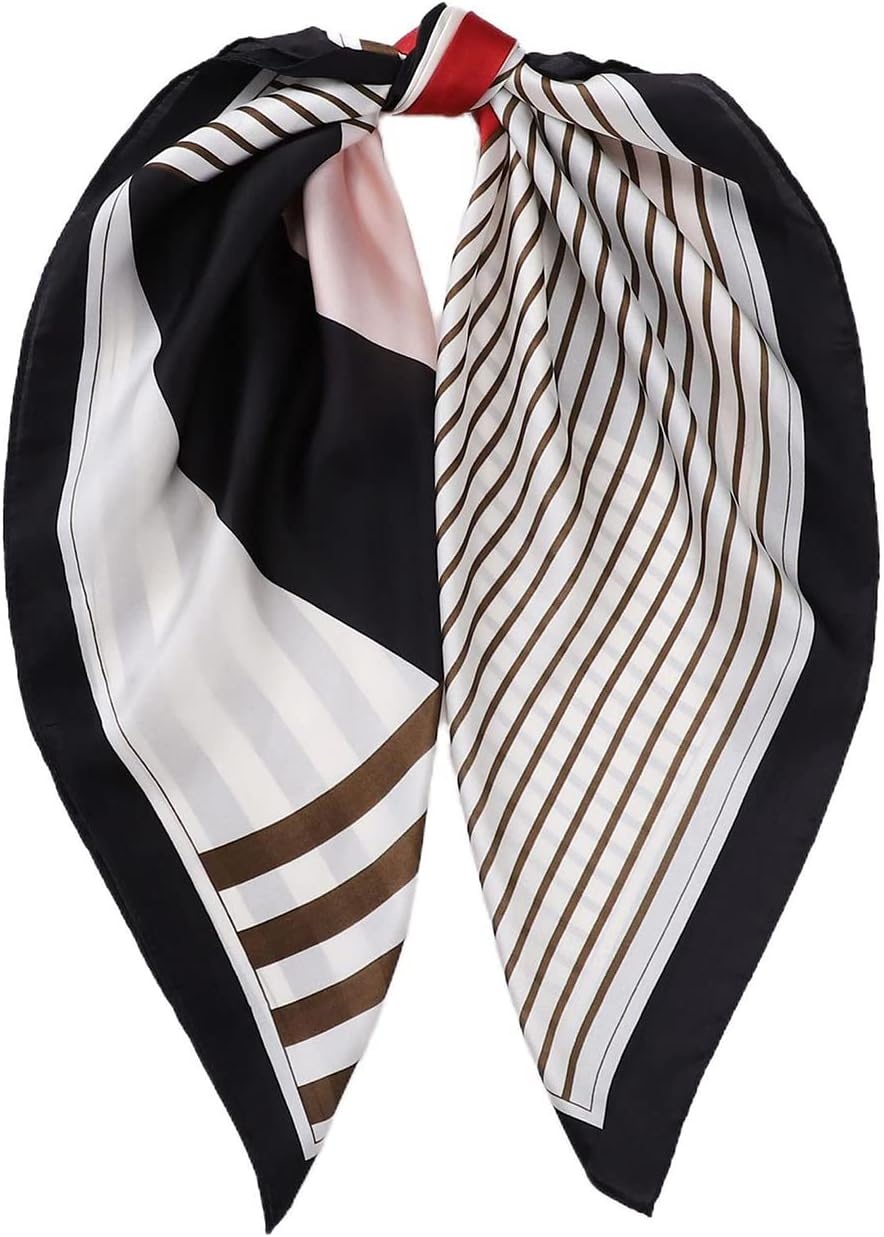 image:imageFAIRYGATE Seidentuch Damen Seidentuch Seide Leicht Seidenschal Bandana Halstuch Kopftuch Elegante Schal Tuch Geschenk fr Frauen DA21Fdhzl93022