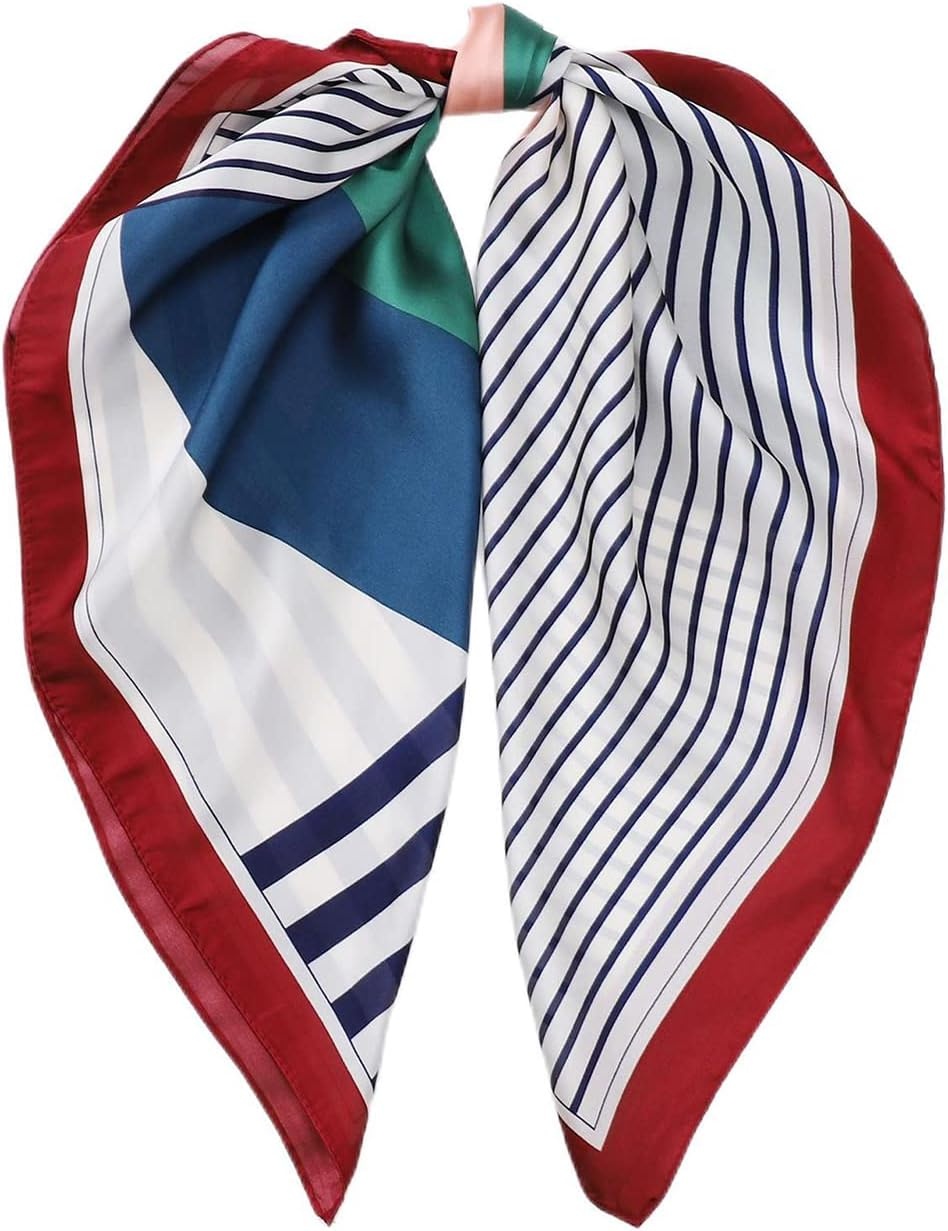 image:imageFAIRYGATE Seidentuch Damen Seidentuch Seide Leicht Seidenschal Bandana Halstuch Kopftuch Elegante Schal Tuch Geschenk fr Frauen DA21Fdhzl93023