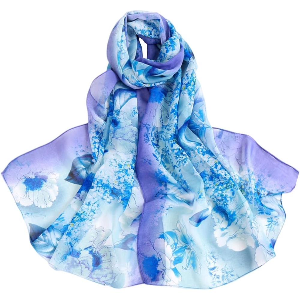 image:imageFAIRYGATE Chiffon Retro Schal Damen Leichtes Halstuch Seiden Chiffon Halstuch fr Mdchen Frauen Halstuch Kopftuch39015