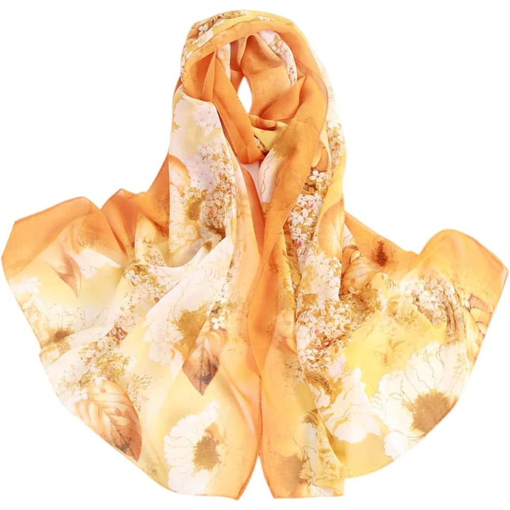 image:imageFAIRYGATE Chiffon Retro Schal Damen Leichtes Halstuch Seiden Chiffon Halstuch fr Mdchen Frauen Halstuch Kopftuch39016
