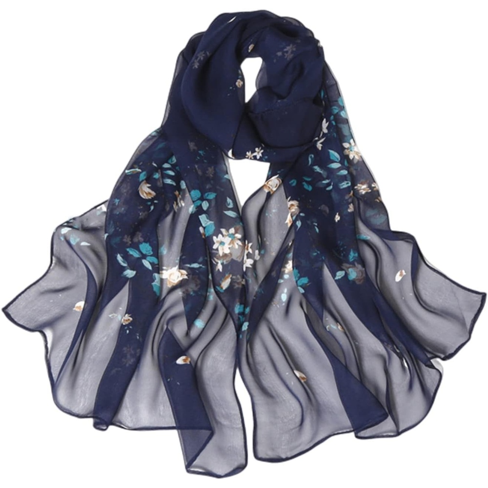 image:imageFAIRYGATE Chiffon Retro Schal Damen Leichtes Halstuch Seiden Chiffon Halstuch fr Mdchen Frauen Halstuch KopftuchFdkra4207