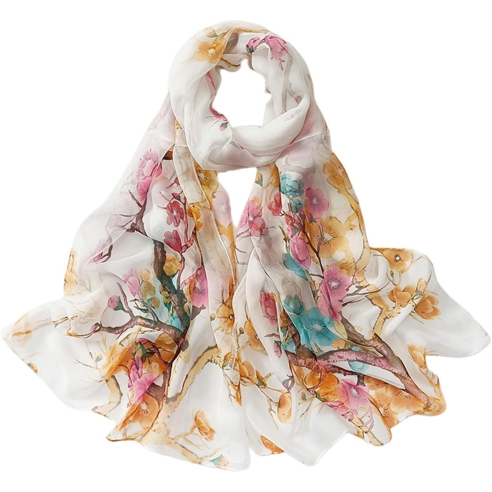 image:imageFAIRYGATE Chiffon Schal Damen Stola Halstuch Tuch fr Sommer Herbst Winter Ganzjhrig Schals amp Tcher50021
