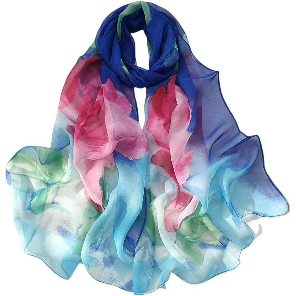 image:imageFAIRYGATE Chiffon Schal Damen Stola Halstuch Tuch fr Sommer Herbst Winter Ganzjhrig Schals amp TcherFdkra4617