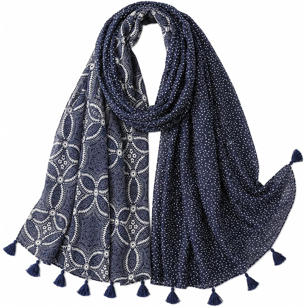 image:imageFAIRYGATE Damen Schal Halstcher fr Frauen Kopftuch Umschlagtuch Viskose Schals Tuch Stola Stolen Wrap Shawl Halstuch 00010227