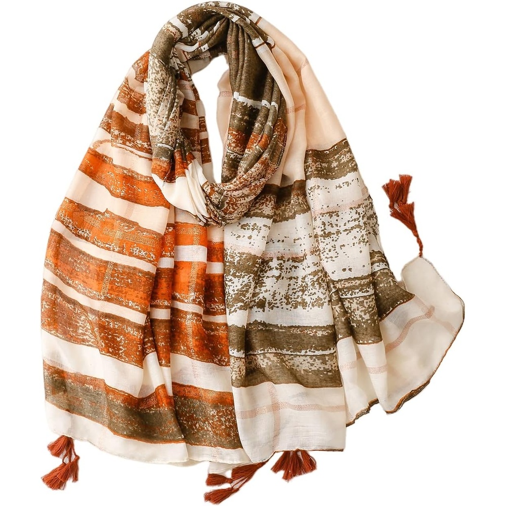 image:imageFAIRYGATE Damen Schal Vogel Blume Schmetterling Druck Lange Soft Neck Scarf Wickel Stola fr Summer Beach Winter GeschenkFDYT32226