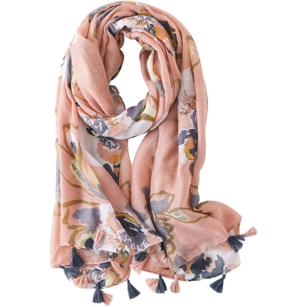 image:imageFAIRYGATE Damen Schal Vogel Blume Schmetterling Druck Lange Soft Neck Scarf Wickel Stola fr Summer Beach Winter GeschenkFDYT32227