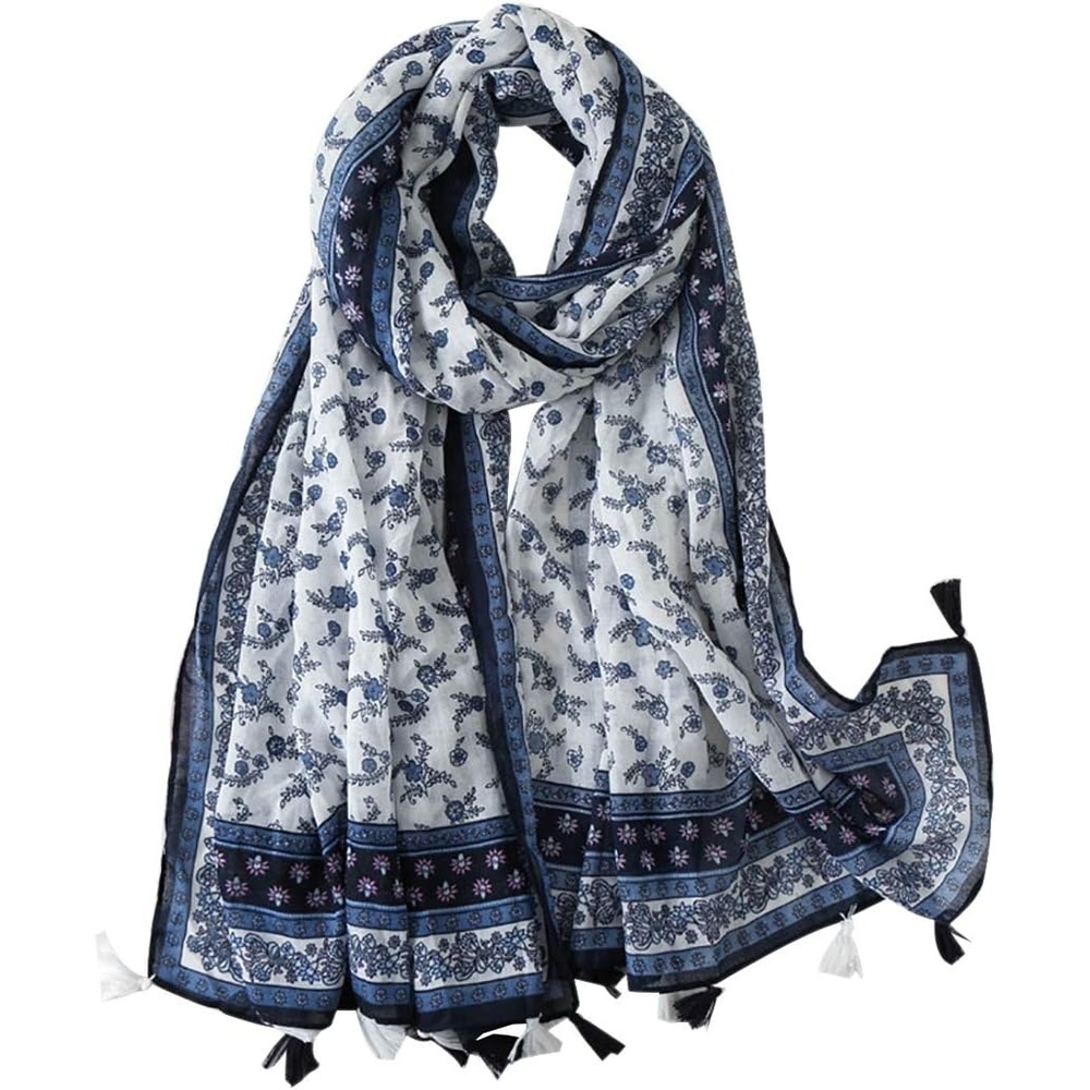 image:imageFAIRYGATE Damen Schal Vogel Blume Schmetterling Druck Lange Soft Neck Scarf Wickel Stola fr Summer Beach Winter GeschenkFDYT32228