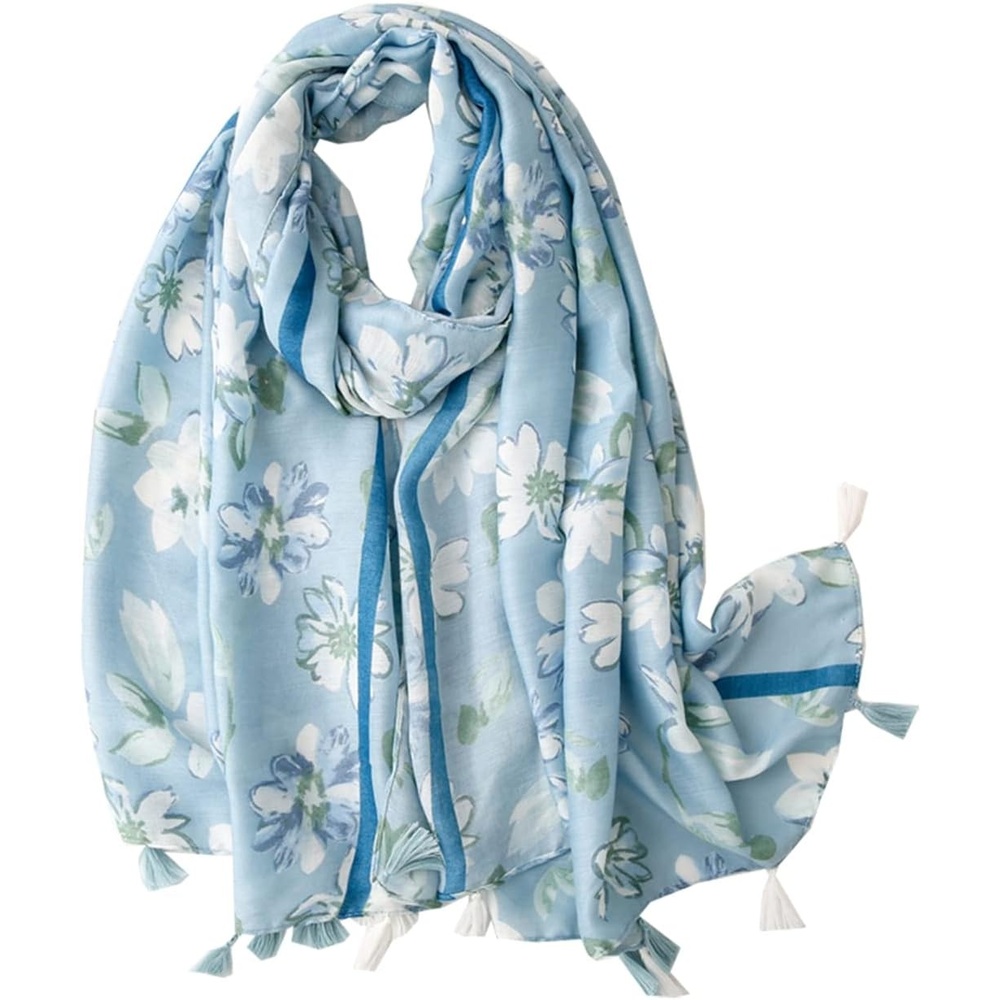 image:imageFAIRYGATE Damen Schal Vogel Blume Schmetterling Druck Lange Soft Neck Scarf Wickel Stola fr Summer Beach Winter GeschenkFDYT5025