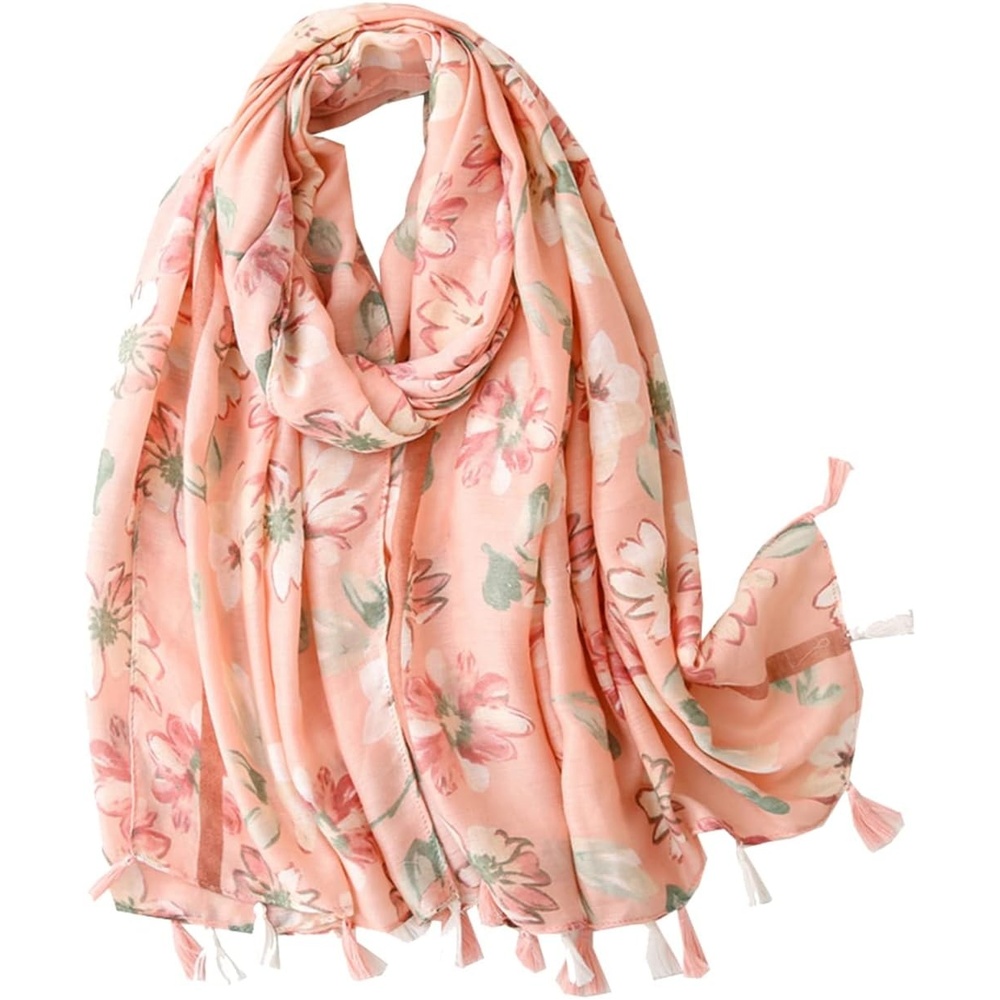 image:imageFAIRYGATE Damen Schal Vogel Blume Schmetterling Druck Lange Soft Neck Scarf Wickel Stola fr Summer Beach Winter GeschenkFDYT5026