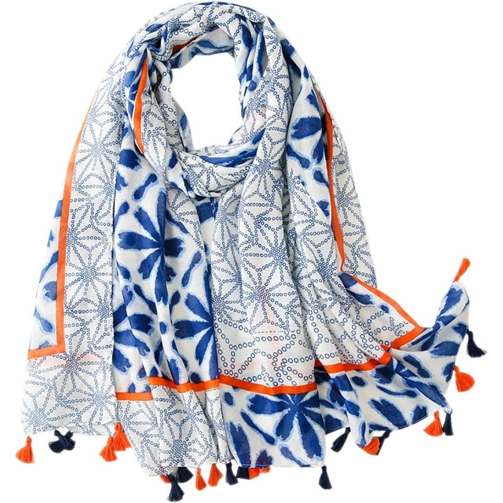 image:imageFAIRYGATE Damen Schal Vogel Blume Schmetterling Druck Lange Soft Neck Scarf Wickel Stola fr Summer Beach Winter GeschenkFdyt34226