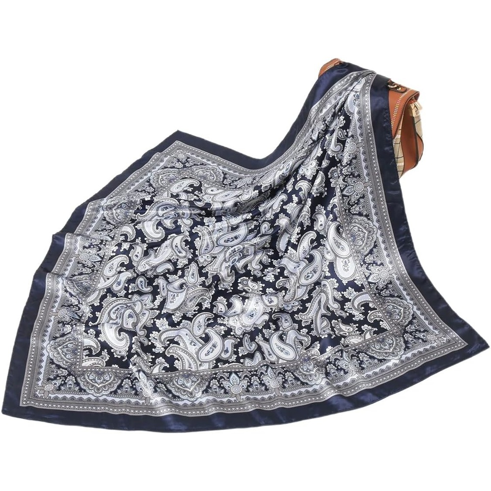 image:imageFAIRYGATE Damenschal Schal Tuch Blume Bandana Halstuch Kopftuch Schals 90 x 90 cm Bunte74011