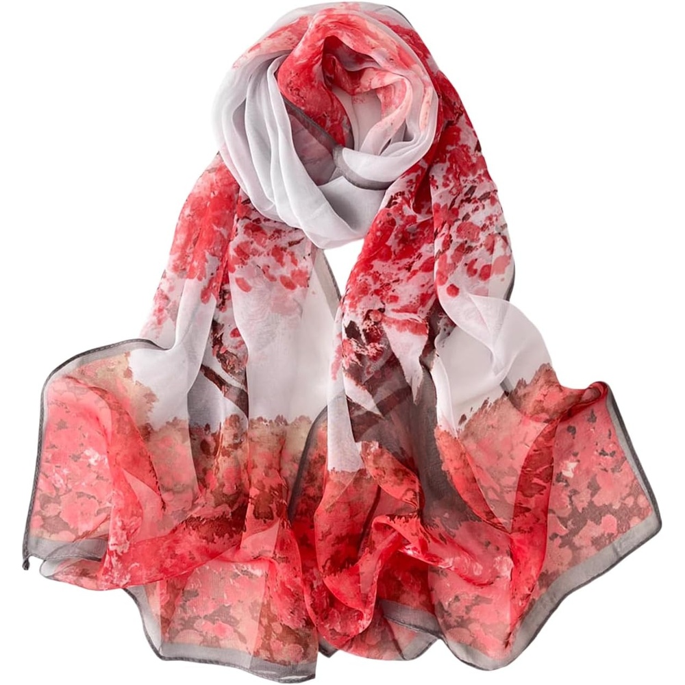 image:imageFAIRYGATE Schal Damen Halstcher Tuch Kopftuch Halstuch Schals Tcher Stola Weiches und Bequemes Georgette Material Vielseitig und Multifunktional B72Db7219