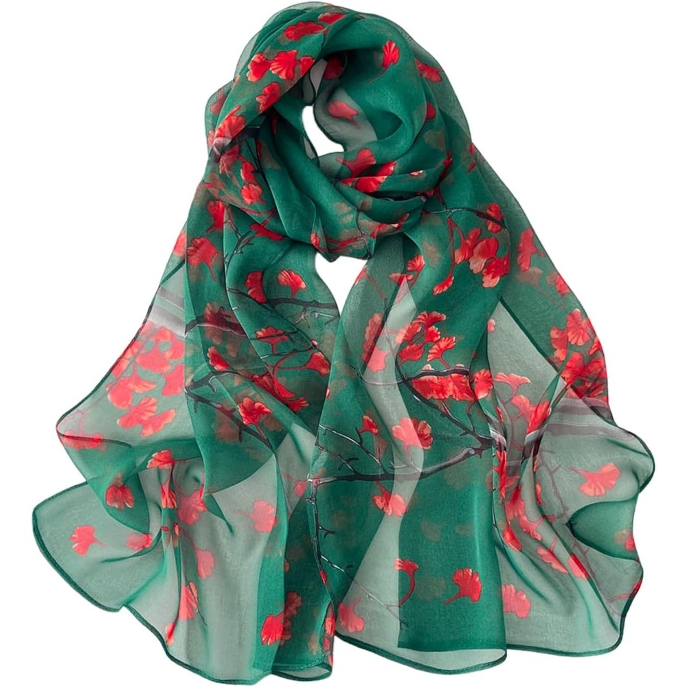 image:imageFAIRYGATE Schal Damen Halstcher Tuch Kopftuch Halstuch Schals Tcher Stola Weiches und Bequemes Georgette Material Vielseitig und Multifunktional B72Db7205