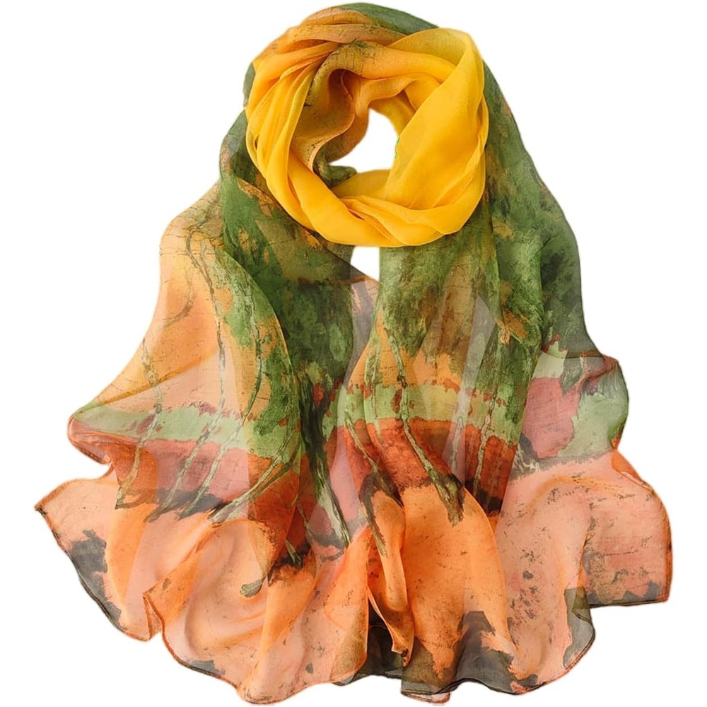 image:imageFAIRYGATE Schal Damen Halstcher Tuch Kopftuch Halstuch Schals Tcher Stola Weiches und Bequemes Georgette Material Vielseitig und Multifunktional B72Db7218