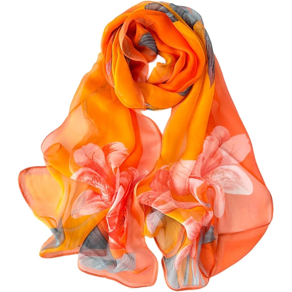 image:imageFAIRYGATE Schal Damen Halstcher Tuch Kopftuch Halstuch Schals Tcher Stola Weiches und Bequemes Georgette Material Vielseitig und Multifunktional B72Db7223