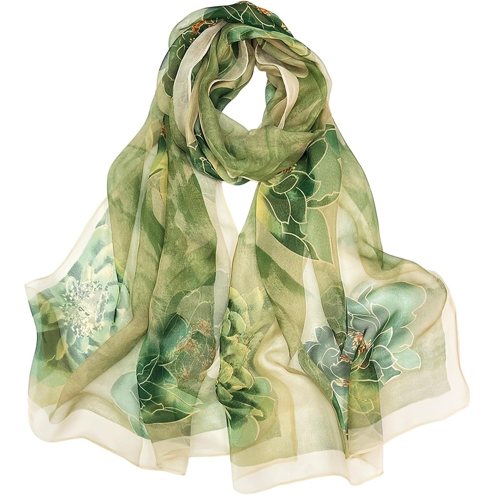 image:imageFAIRYGATE Schal Damen Halstcher Tuch Kopftuch Halstuch Schals Tcher Stola Weiches und Bequemes Georgette Material Vielseitig und Multifunktional B72FDKRA5032
