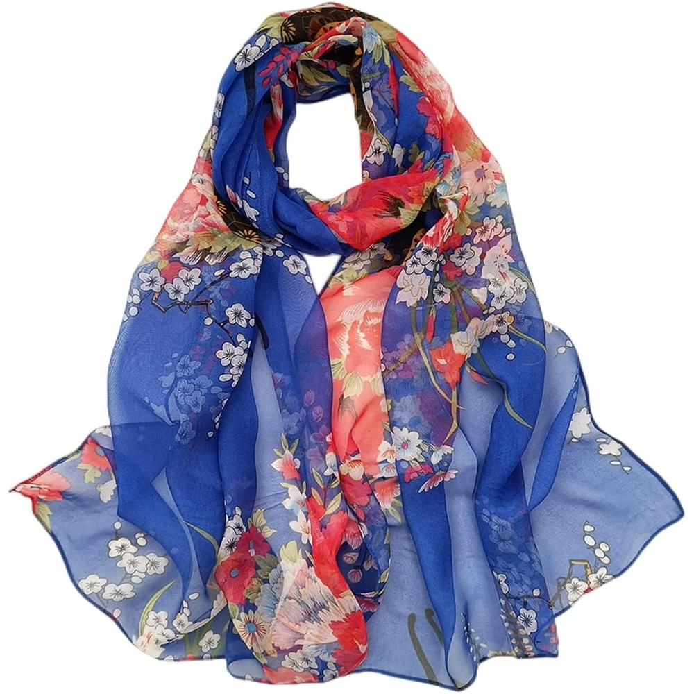 image:imageFAIRYGATE Schal Damen Halstcher Tuch Kopftuch Halstuch Schals Tcher Stola Weiches und Bequemes Georgette Material Vielseitig und Multifunktional B72Fdkra4712