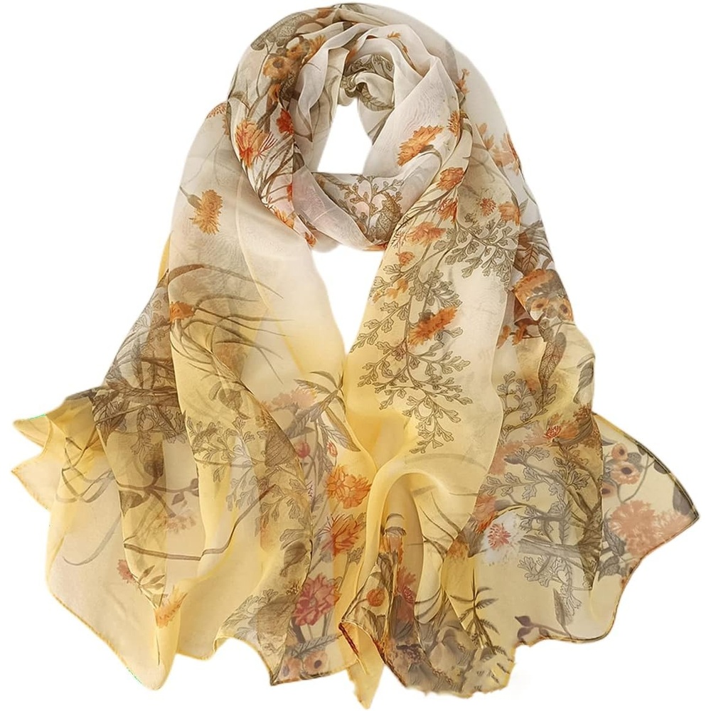 image:imageFAIRYGATE Schals amp Tcher fr Damen Modischer Damen Schal Stola Halstuch Tuch aus Chiffon fr Frhling Sommer Ganzjhrig51033