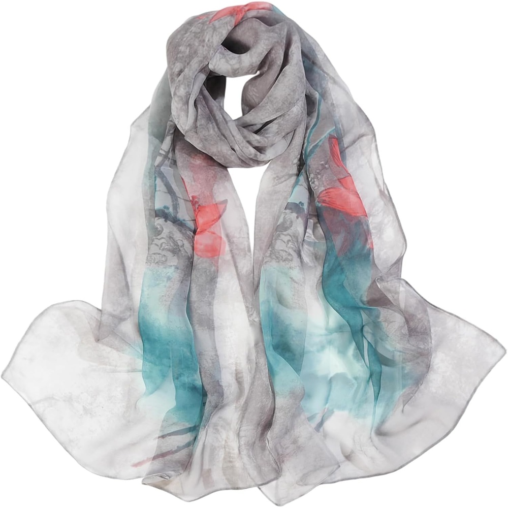 image:imageFAIRYGATE Schals amp Tcher fr Damen Modischer Damen Schal Stola Halstuch Tuch aus Chiffon fr Frhling Sommer GanzjhrigFDKRA5230