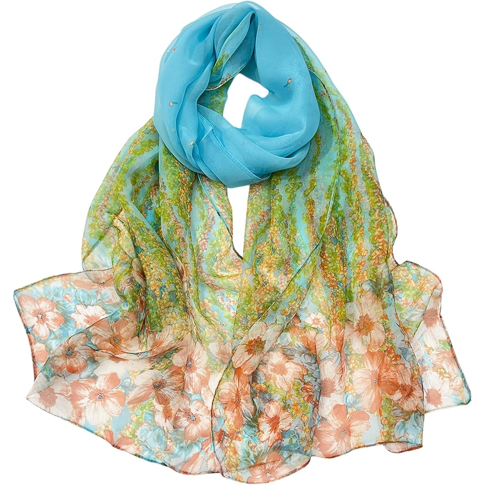 image:imageFAIRYGATE Schals amp Tcher fr Damen Modischer Damen Schal Stola Halstuch Tuch aus Chiffon fr Frhling Sommer GanzjhrigFDKRA5231