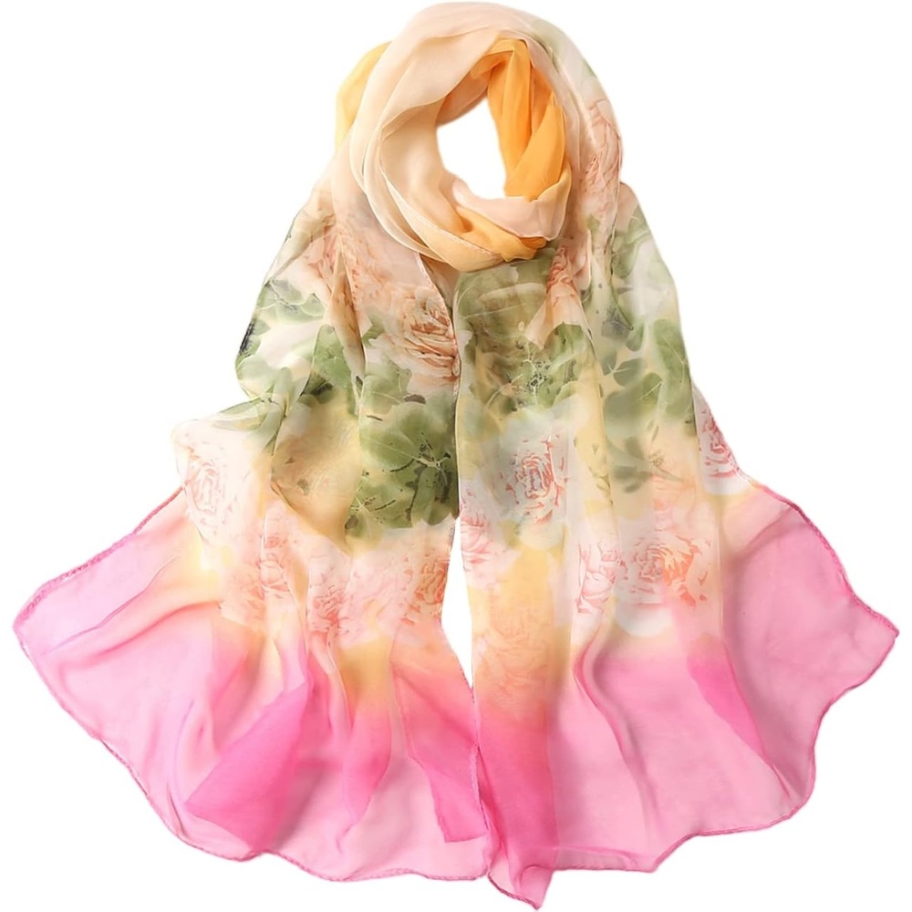 image:imageFAIRYGATE Schals amp Tcher fr Damen Modischer Damen Schal Stola Halstuch Tuch aus Chiffon fr Frhling Sommer GanzjhrigFdkra4321