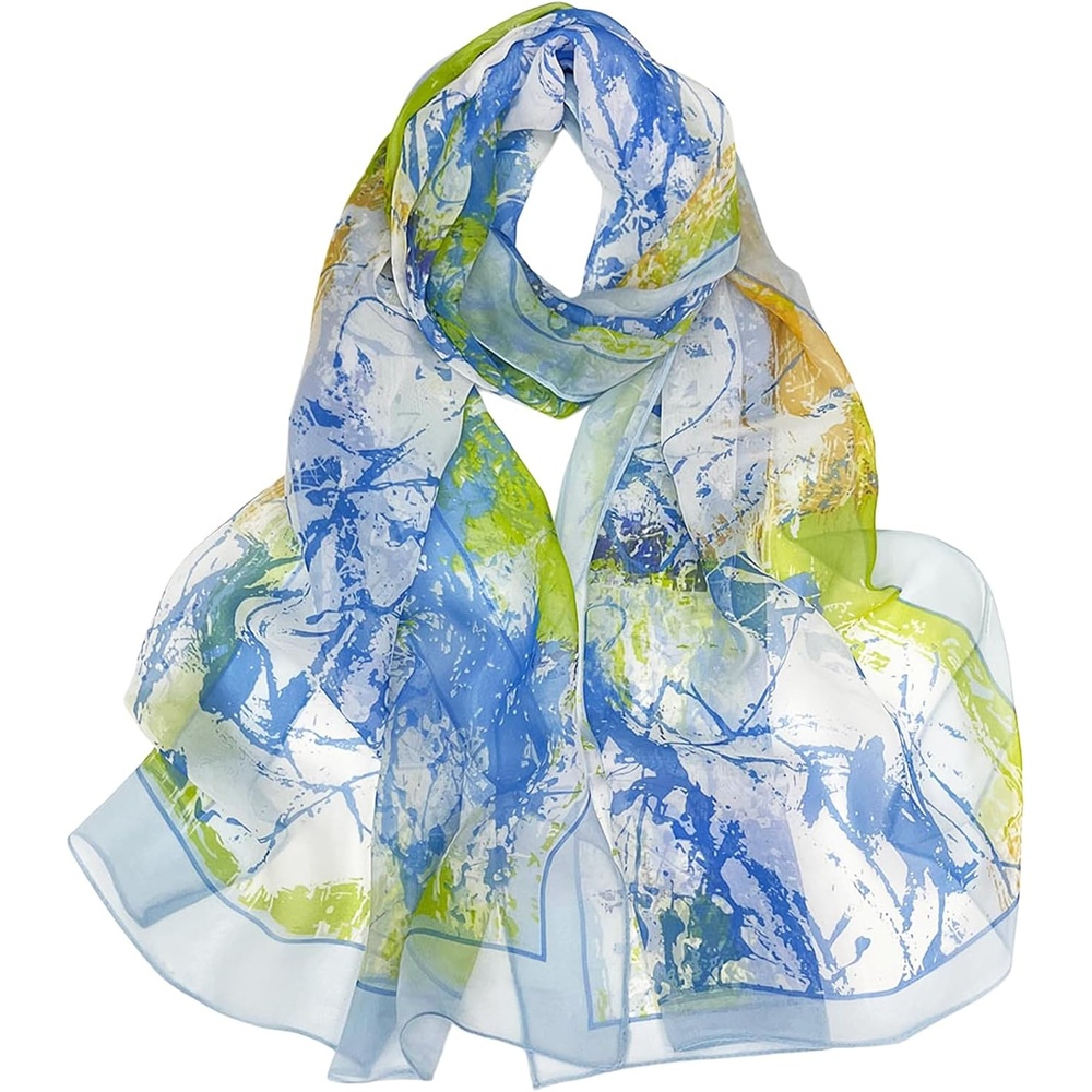 image:imageFAIRYGATE Schals amp Tcher fr Damen Seidenschals Damen Leicht Seidentuch Chiffon Silk Schal Halstuch Tuch Geschenk Frauen 20A41FDKRA5134