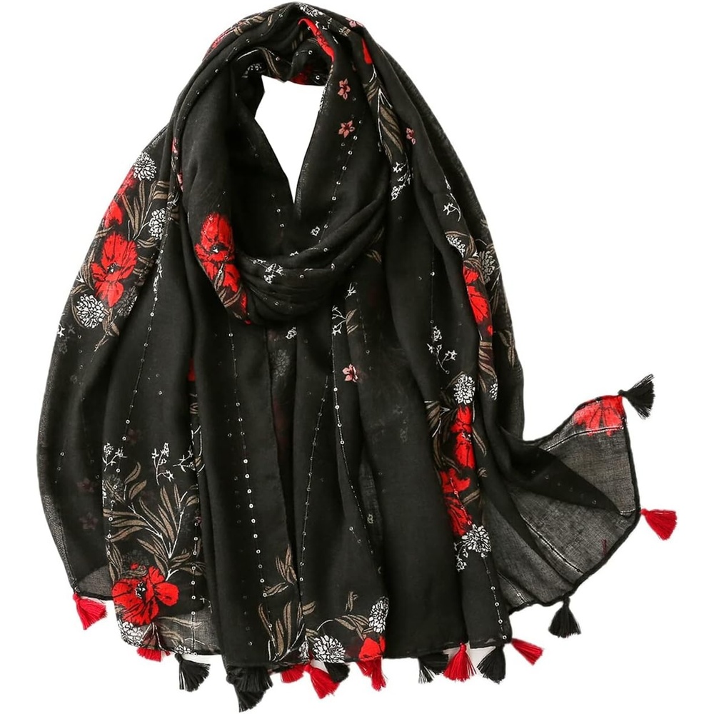 image:imageFAIRYGATE Schals amp Tcher fr Damen mit Quasten Fransen Stola fr Eltern69011