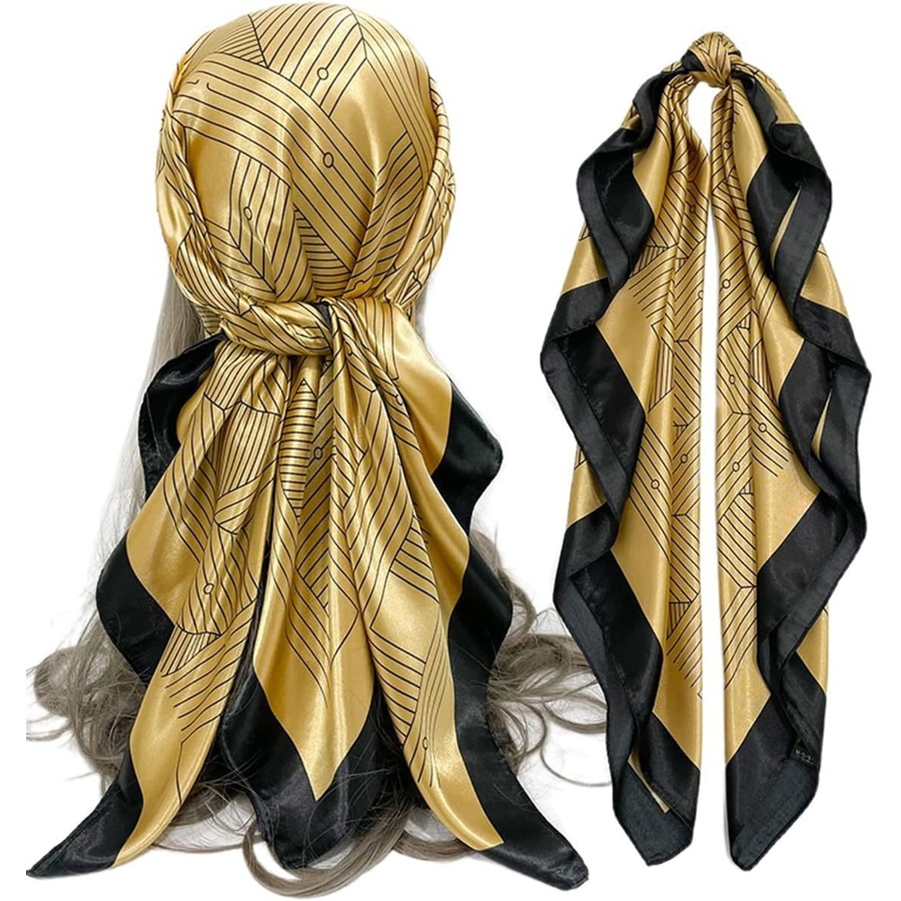 image:imageFAIRYGATE Seide Schal Damen Halstcher Seidentuch Schals Halstuch Seidenschal Scarf Bandana Taschentuch Handgelenk Kopftcher Einheitsgre 7878016