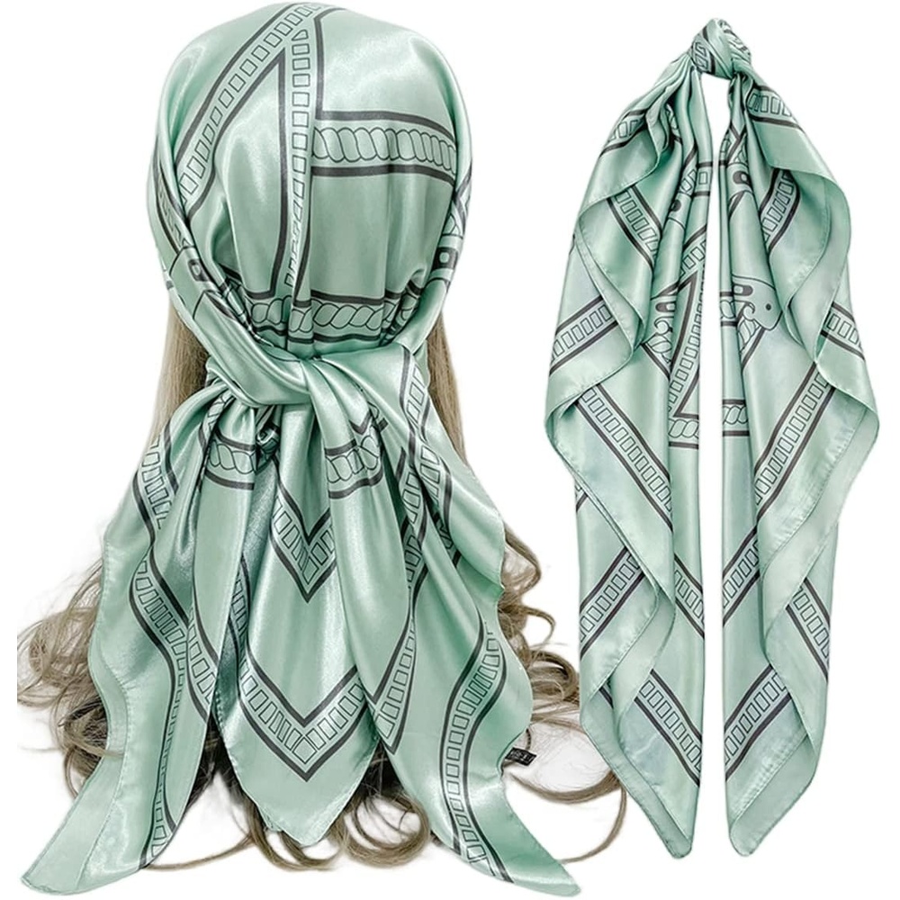 image:imageFAIRYGATE Seide Schal Damen Halstcher Seidentuch Schals Halstuch Seidenschal Scarf Bandana Taschentuch Handgelenk Kopftcher Einheitsgre 78Fdas28010