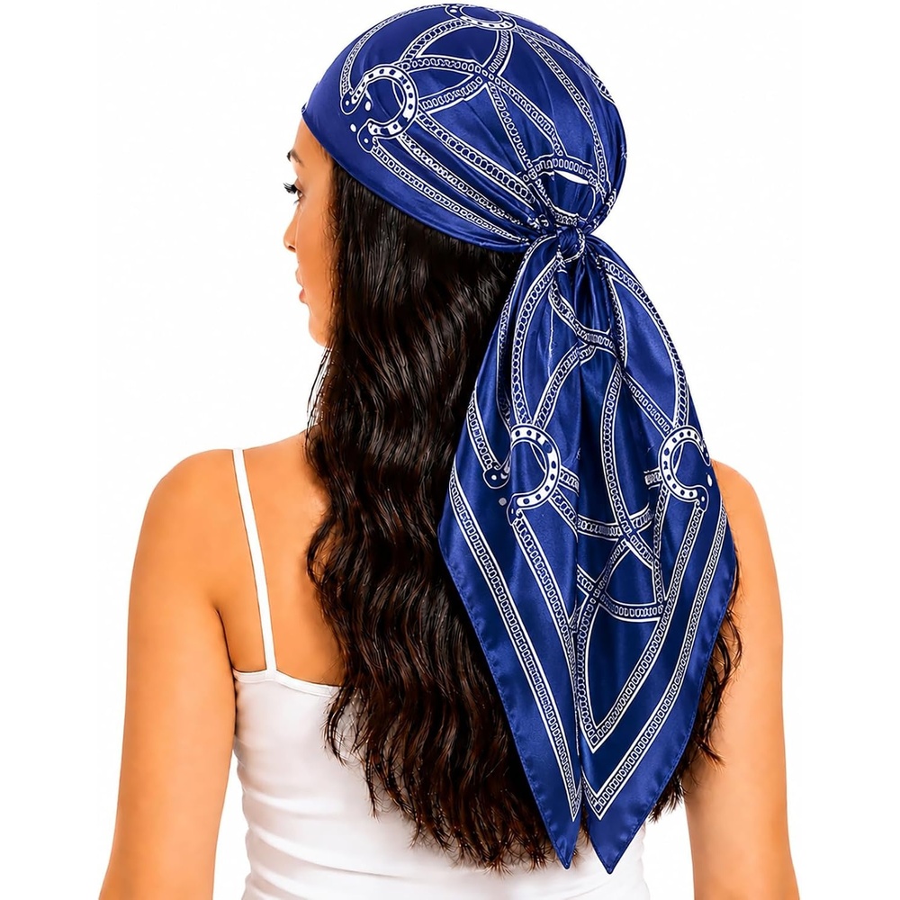 image:imageFAIRYGATE Seide Schal Damen Halstcher Seidentuch Schals Halstuch Seidenschal Scarf Bandana Taschentuch Handgelenk Kopftcher Einheitsgre 78Fdas28012