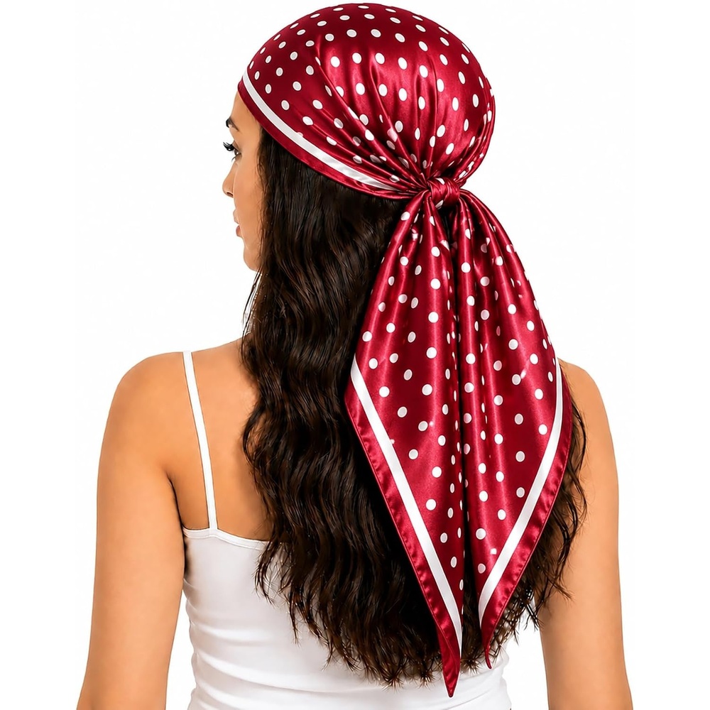 image:imageFAIRYGATE Seide Schal Damen Halstcher Seidentuch Schals Halstuch Seidenschal Scarf Bandana Taschentuch Handgelenk Kopftcher Einheitsgre 78Fdwxa2417
