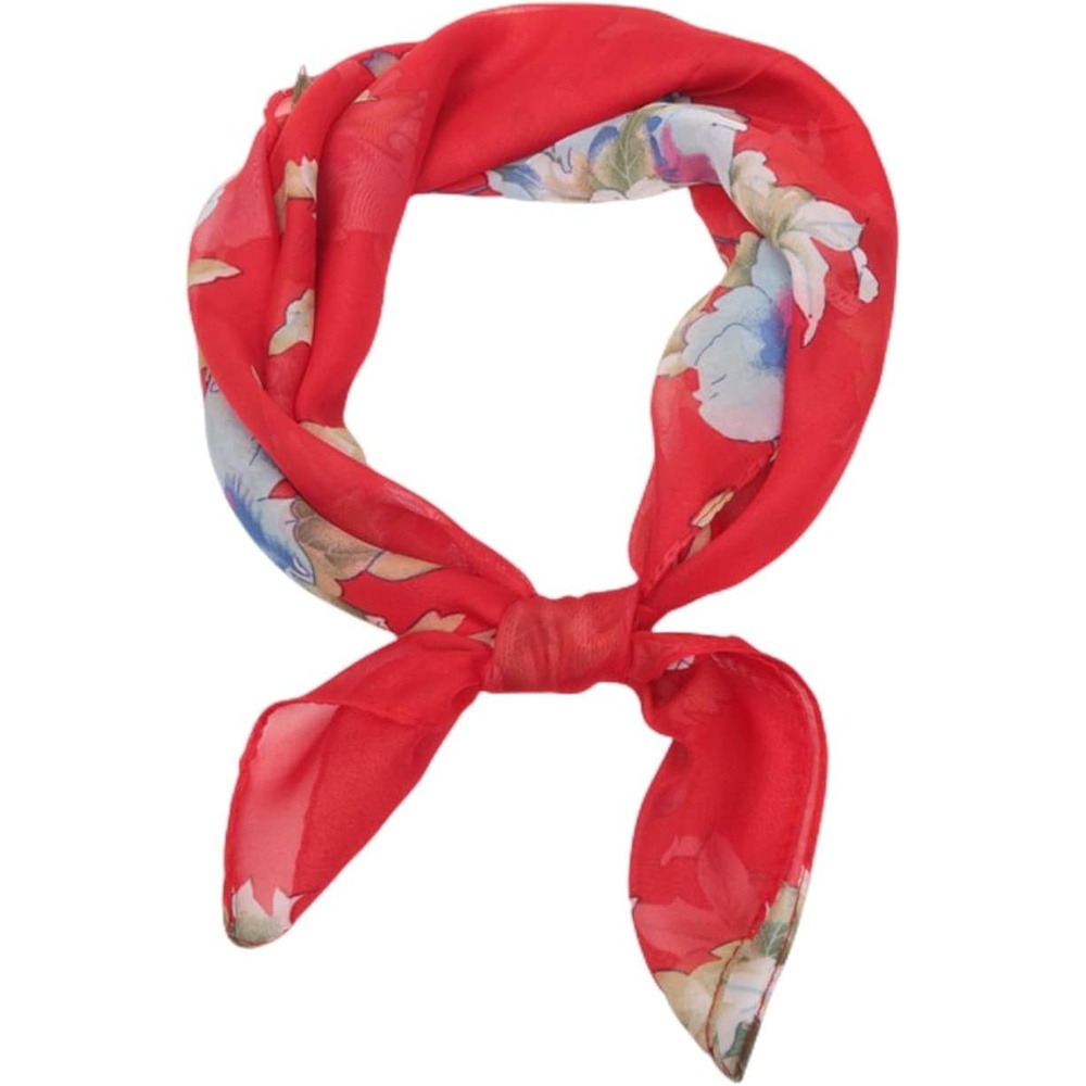 image:imageFAIRYGATE Seidenschal Damen Chiffon Elegante Seidentuch Haare Satintuch Halstuch Bandana Tuch Kopftcher Taschentuch Ansatz Scarf DA27Fdwxa2615