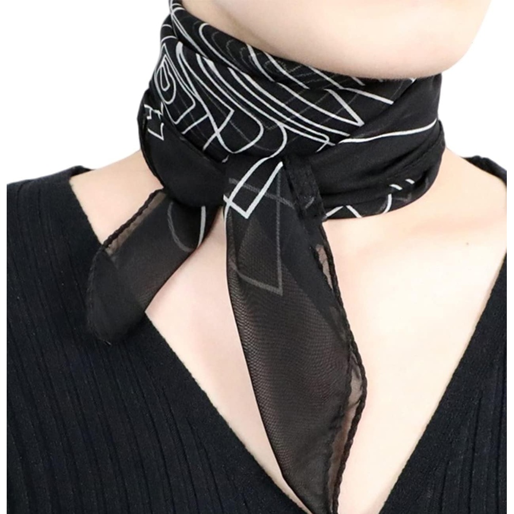 image:imageFAIRYGATE Seidenschal Damen Chiffon Elegante Seidentuch Haare Satintuch Halstuch Bandana Tuch Kopftcher Taschentuch Ansatz Scarf DA27Fdwxa2922
