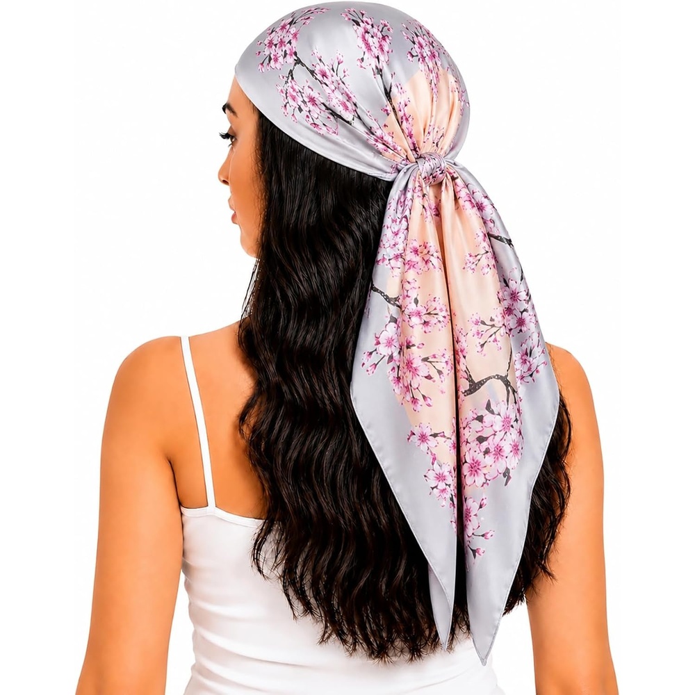 image:imageFAIRYGATE Seidentuch Damen Seidentuch Seide Leicht Seidenschal Bandana Halstuch Kopftuch Elegante Schal Tuch Geschenk fr Frauen DA21Da2106