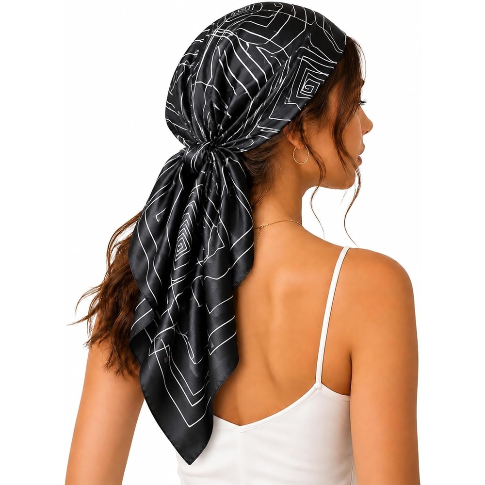 image:imageFAIRYGATE Seidentuch Damen Seidentuch Seide Leicht Seidenschal Bandana Halstuch Kopftuch Elegante Schal Tuch Geschenk fr Frauen DA21Da2112
