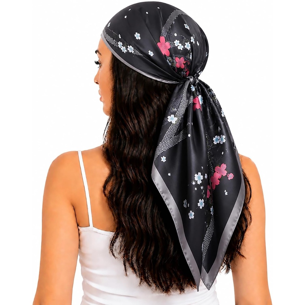 image:imageFAIRYGATE Seidentuch Damen Seidentuch Seide Leicht Seidenschal Bandana Halstuch Kopftuch Elegante Schal Tuch Geschenk fr Frauen DA21Da2118