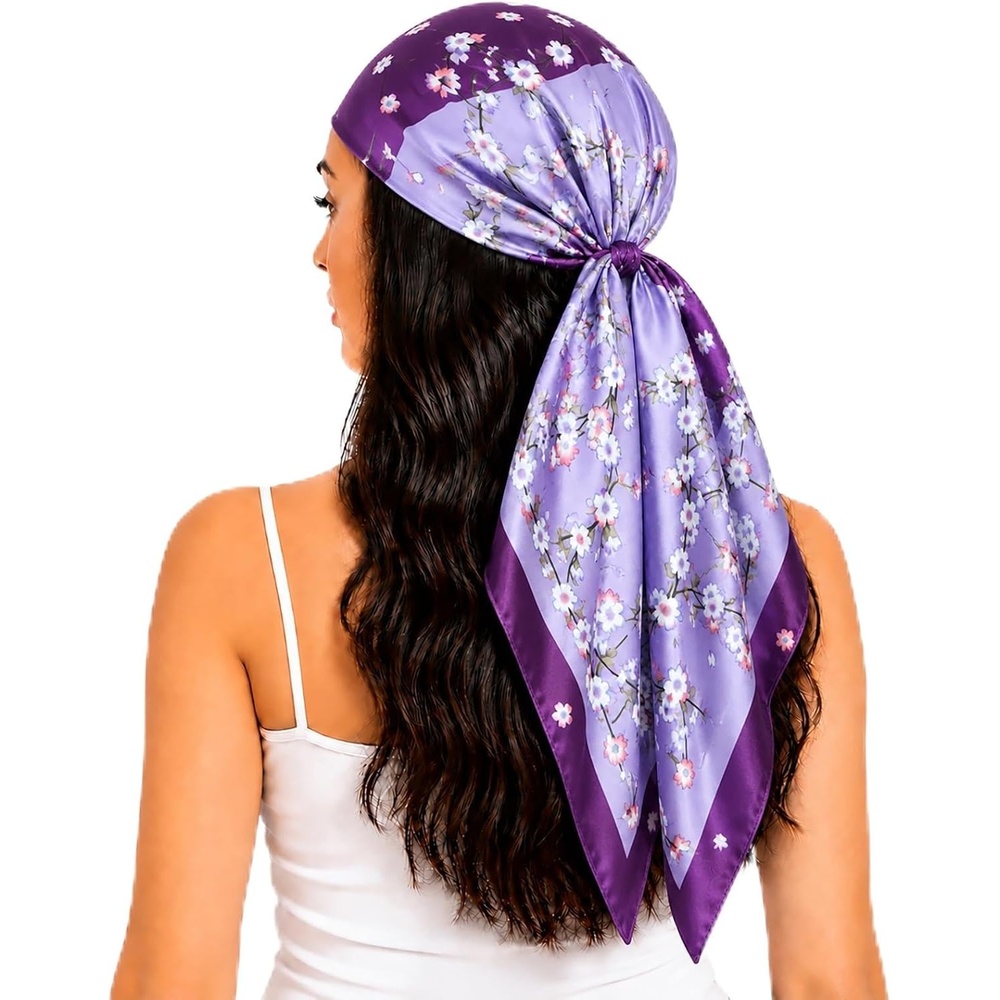 image:imageFAIRYGATE Seidentuch Damen Seidentuch Seide Leicht Seidenschal Bandana Halstuch Kopftuch Elegante Schal Tuch Geschenk fr Frauen DA21Da2119