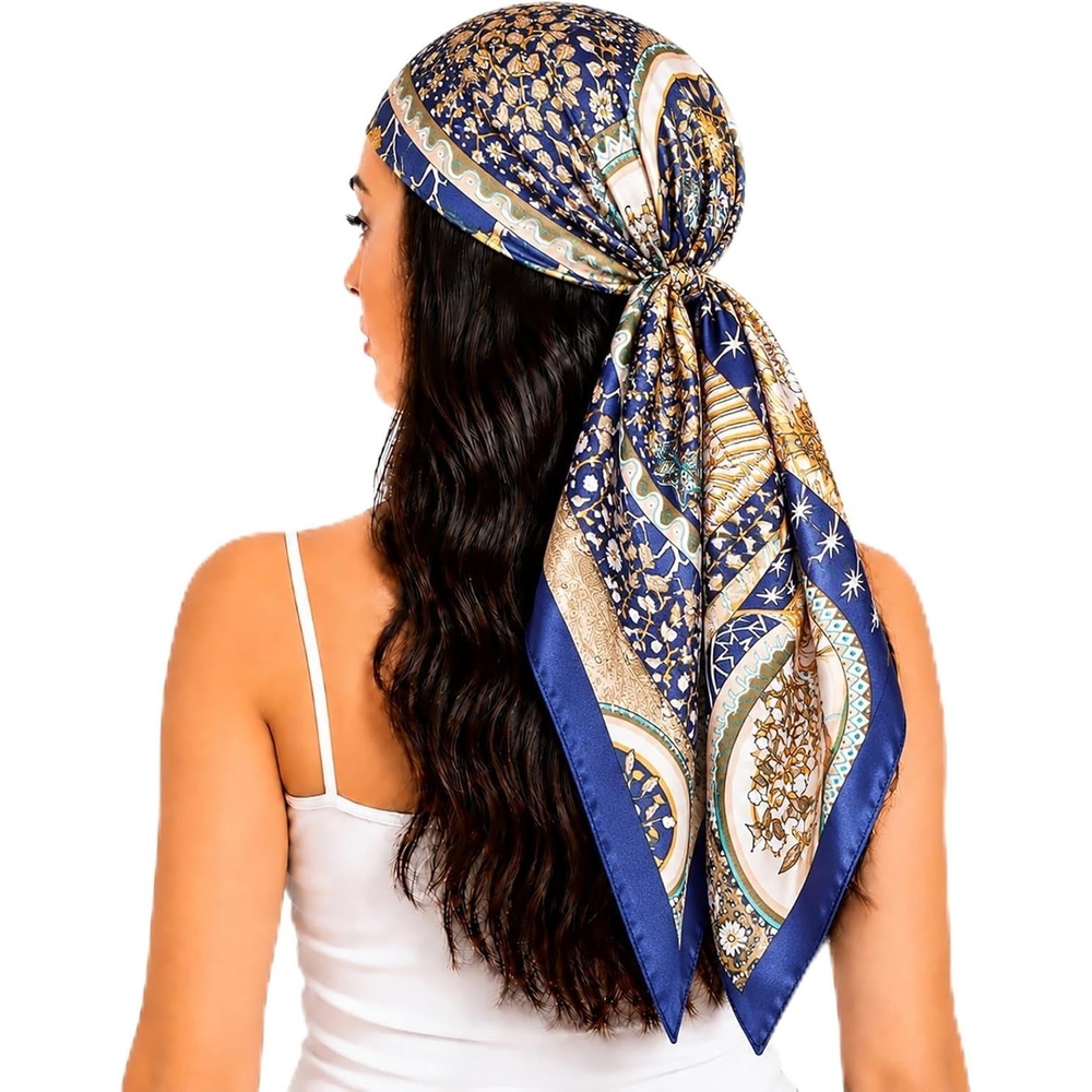 image:imageFAIRYGATE Seidentuch Damen Seidentuch Seide Leicht Seidenschal Bandana Halstuch Kopftuch Elegante Schal Tuch Geschenk fr Frauen DA21Da2123