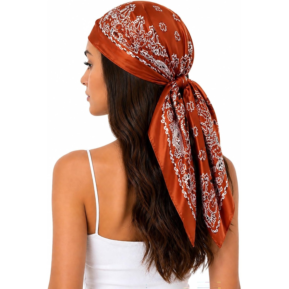 image:imageFAIRYGATE Seidentuch Damen Seidentuch Seide Leicht Seidenschal Bandana Halstuch Kopftuch Elegante Schal Tuch Geschenk fr Frauen DA21Fdas29013