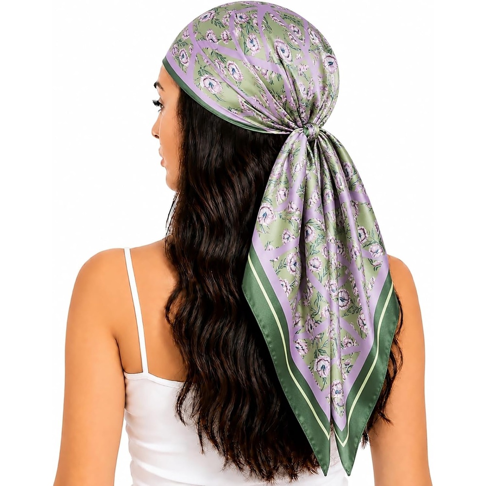 image:imageFAIRYGATE Seidentuch Damen Seidentuch Seide Leicht Seidenschal Bandana Halstuch Kopftuch Elegante Schal Tuch Geschenk fr Frauen DA21Fdas29022