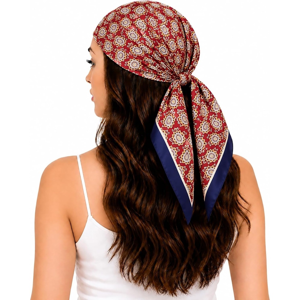 image:imageFAIRYGATE Seidentuch Damen Seidentuch Seide Leicht Seidenschal Bandana Halstuch Kopftuch Elegante Schal Tuch Geschenk fr Frauen DA21Fdgh94015