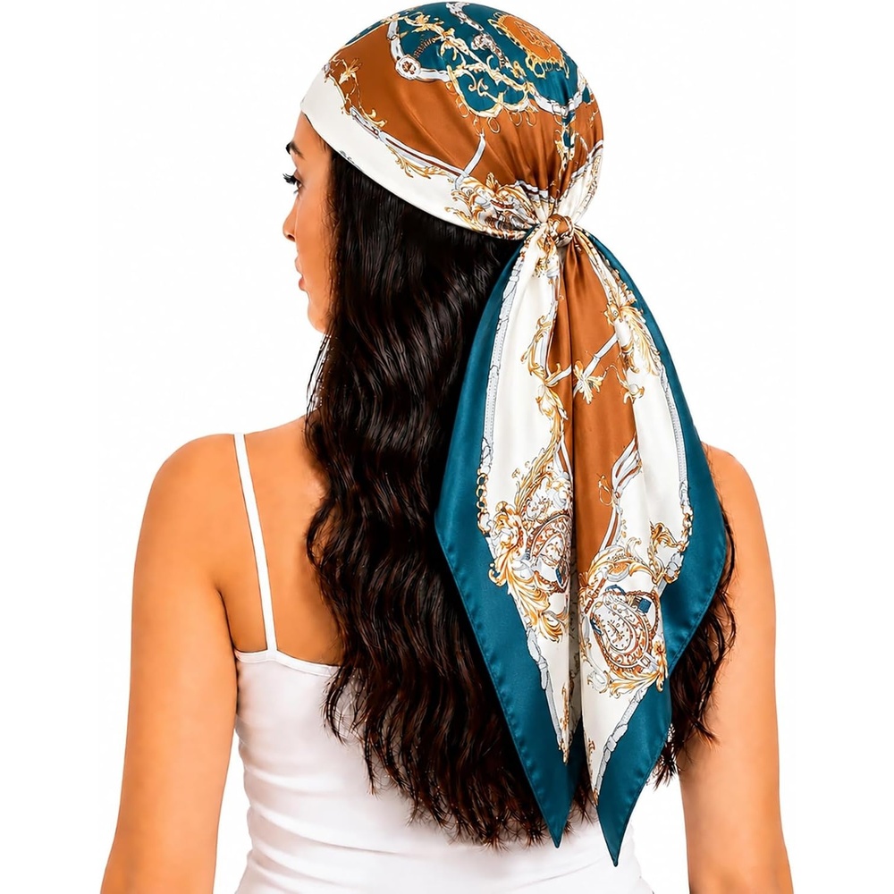 image:imageFAIRYGATE Seidentuch Damen Seidentuch Seide Leicht Seidenschal Bandana Halstuch Kopftuch Elegante Schal Tuch Geschenk fr Frauen DA21Fdgh96011