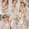 FAIRYGATE Chiffon Retro Schal Damen Leichtes Halstuch Seiden Chiffon Halstuch für Mädchen Frauen Halstuch Kopftuch(39005)