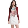 FAIRYGATE Chiffon Retro Schal Damen Leichtes Halstuch Seiden Chiffon Halstuch für Mädchen Frauen Halstuch Kopftuch(39010)