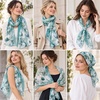FAIRYGATE Chiffon Retro Schal Damen Leichtes Halstuch Seiden Chiffon Halstuch für Mädchen Frauen Halstuch Kopftuch(39014)
