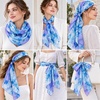 FAIRYGATE Chiffon Retro Schal Damen Leichtes Halstuch Seiden Chiffon Halstuch für Mädchen Frauen Halstuch Kopftuch(39015)