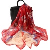 FAIRYGATE Chiffon Retro Schal Damen Leichtes Halstuch Seiden Chiffon Halstuch für Mädchen Frauen Halstuch Kopftuch(39020)