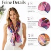 FAIRYGATE Chiffon Retro Schal Damen Leichtes Halstuch Seiden Chiffon Halstuch für Mädchen Frauen Halstuch Kopftuch(FDKRA4431)