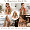 FAIRYGATE Chiffon Retro Schal Damen Leichtes Halstuch Seiden Chiffon Halstuch für Mädchen Frauen Halstuch Kopftuch(FDKRA4433)