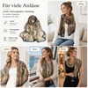 FAIRYGATE Chiffon Retro Schal Damen Leichtes Halstuch Seiden Chiffon Halstuch für Mädchen Frauen Halstuch Kopftuch(FDKRA4434)